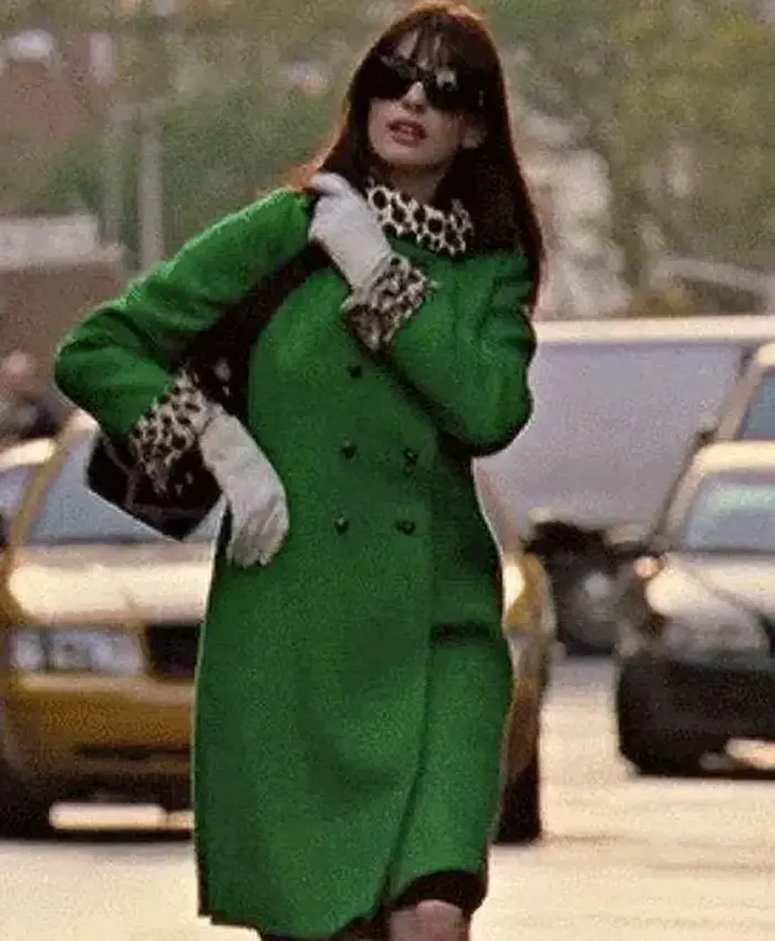 The Devil Wears Prada 2 Andy Sachs Green Coat For Sale
