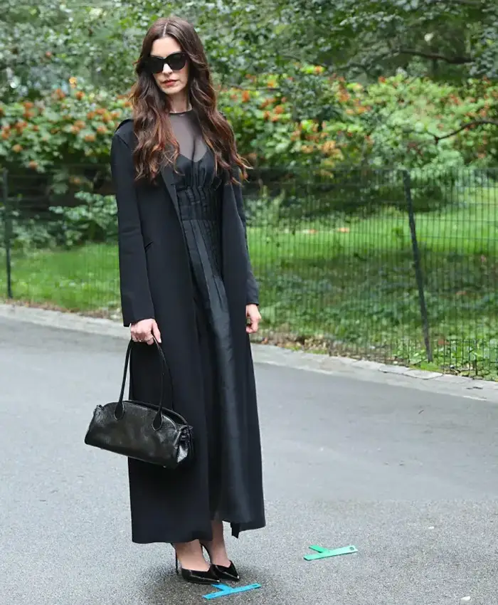 The Devil Wears Prada 2 Anne Hathaway fashion coat
