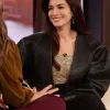 The Drew Barrymore Show Anne Hathaway Leather Jacket For Sale