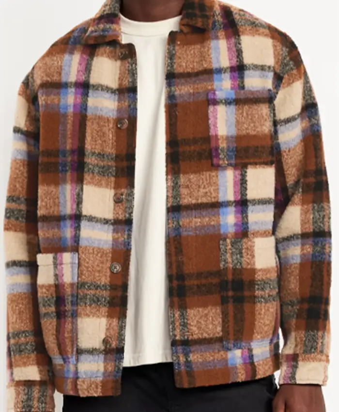 The Four Seasons S02 Anne Plaid Jacket For Sale