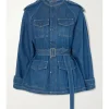 The Hunting Party S02 Belted Denim Jacket For Sale