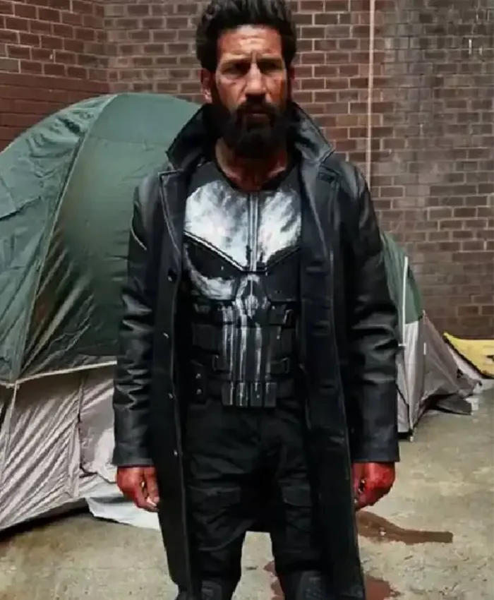 The Punisher One Last Kill Jon Bernthal Leather Coat