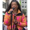 The Today Show Christiani Pitts Flower Puffer Jacket For Sale