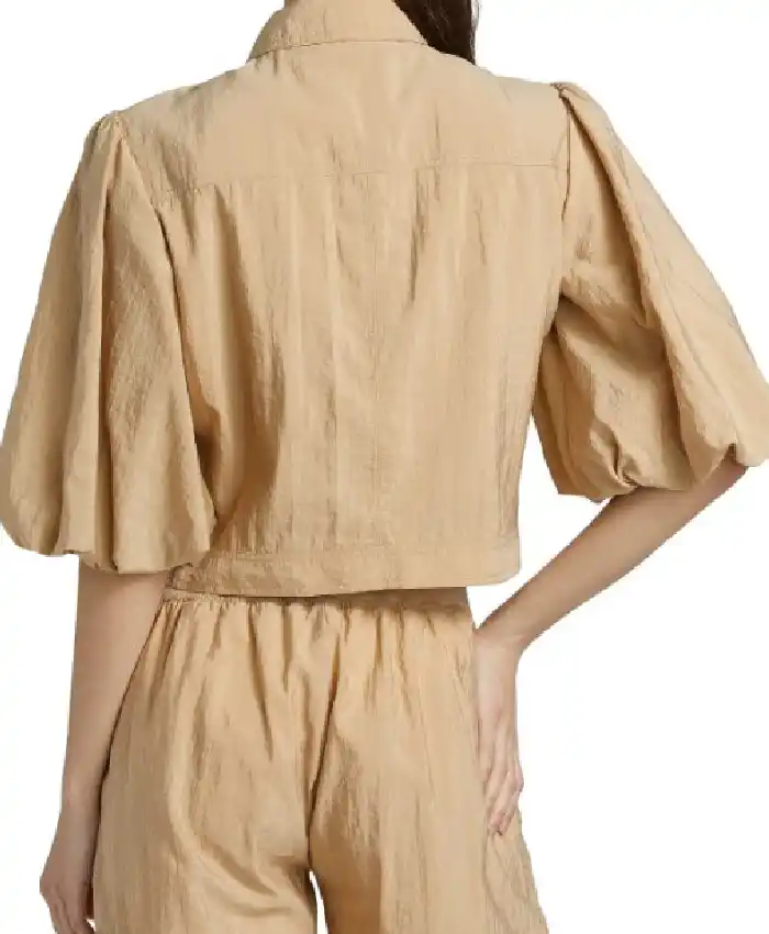 The View Joy Behar Beige Jacket Back