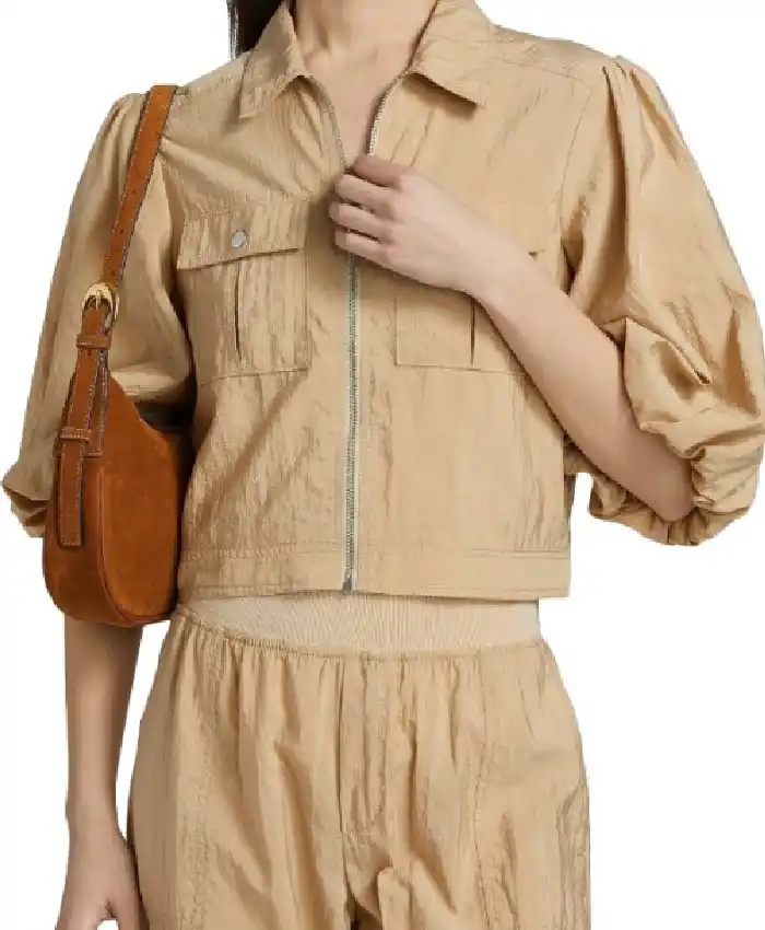 The View Joy Behar Beige Jacket Front