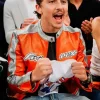 Timothée Chalamet Avirex Orange Leather Jacket Buy now