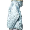 Toronto ICEMAN Video Shoot Drake Blue Quilted Jacket For Sale