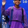 US Open Naomi Osaka Purple Jacket