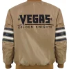 Vegas Golden Knights Knockout Satin Jacket Back