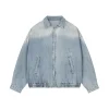 Vintage Wash Full-Zip Denim Jacket