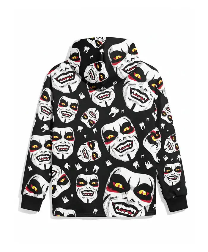 WWE Danhausen AOP Zip Up Hooded Jacket For Sale