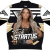 WWE Trish Stratus Satin Bomber Jacket For Sale