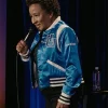 Wanda Sykes Legacy Blue Varsity Jacket Side