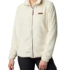 Women's Fire Side II Off-white Sherpa Fleece Jacket