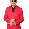 Wonder Man S01 Event Ben Kingsley Red Blazer