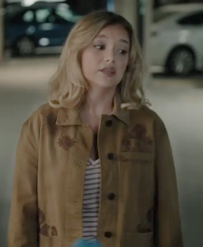 You’re Killing Me S01 Amalia Williamson Brown Trucker Jacket