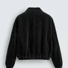Zara Corduroy Fireman Clasp Jacket For Sale