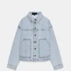 Zara Relaxed Fit Denim Jacket