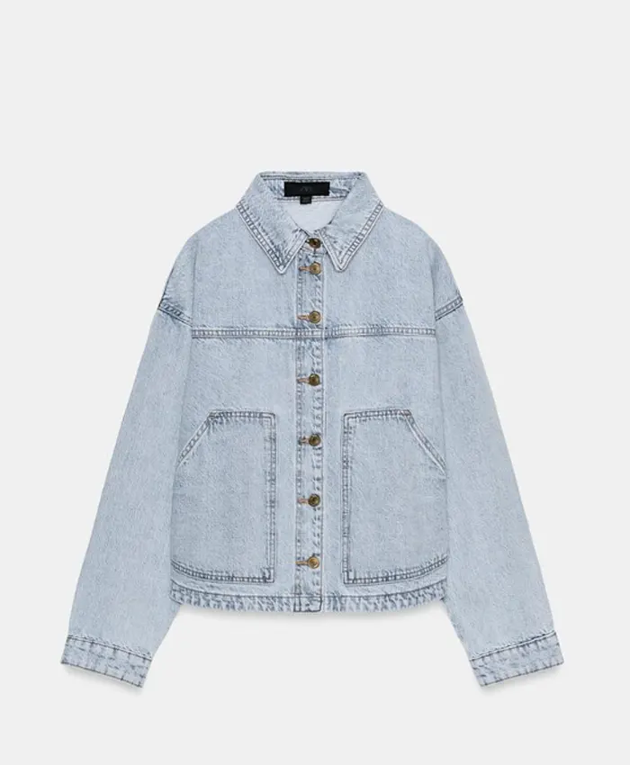 Zara Relaxed Fit Denim Jacket