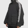 2026 Adidas 3S Black Padded Jacket Front