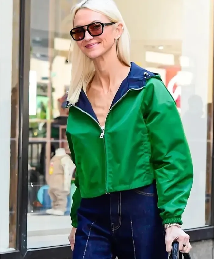 2026 NYC Zanna Rassi Green Hooded Jacket