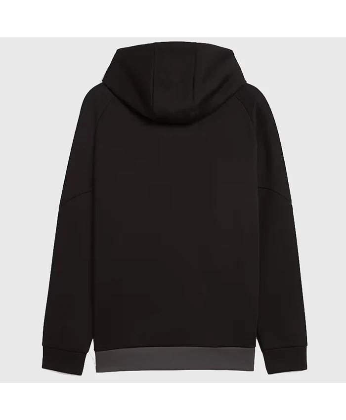 AC Milan PumaTECH Full Zip Hooded Jacket Back