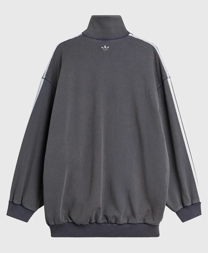 AVAVAV X Adidas French Terry Grey Track Jacket Back