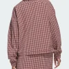 Adidas Ultimate365 Gingham Jacket Back