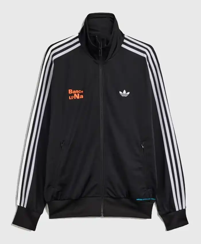 Adidas x Bad Bunny Barcelona Firebird Track Jacket Black