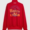 Adidas x Bad Bunny Barcelona Firebird Track Jacket Red Back