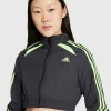 Adidas x Teamgeist Adicolor Cropped Track Jacket Black Front