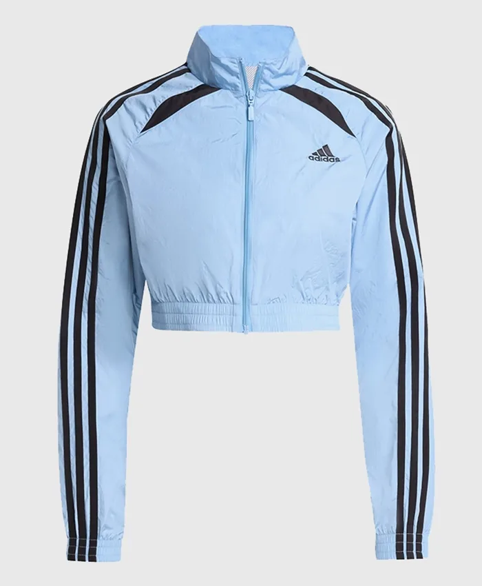 Adidas x Teamgeist Adicolor Cropped Track Jacket Blue
