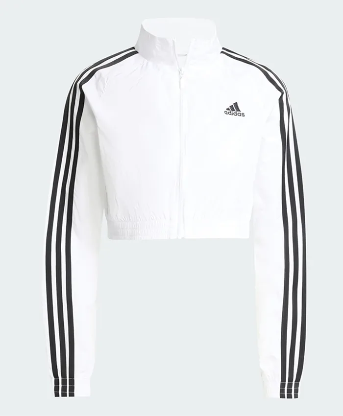 Adidas x Teamgeist Adicolor Cropped Track Jacket White