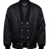 Adrian Chiarella Leviticus Black Bomber Jacket For Sale
