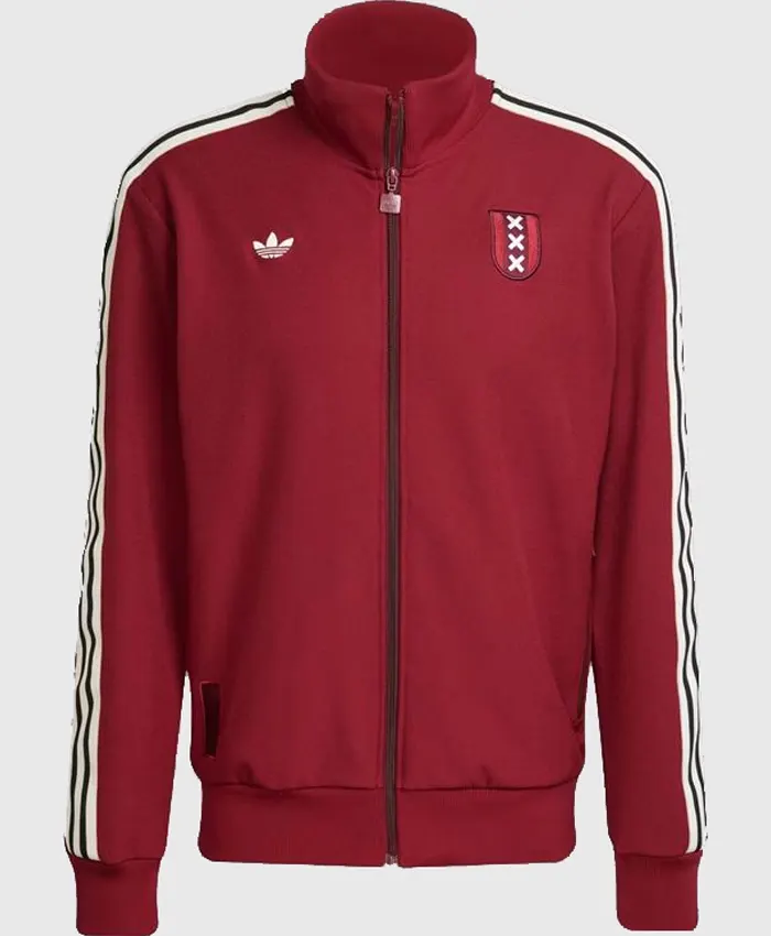 Ajax Amsterdam Anniversary Maroon Track Jacket