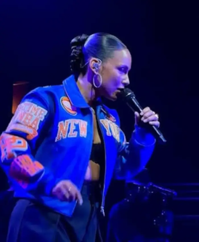 Alicia Keys Empire State Of Mind New York Knicks Jacket