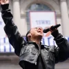 Alicia Keys Pelle Pelle Cropped Jacket Front