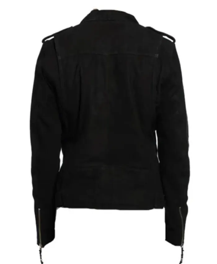All The Queens Men S05 Keith Swift Black Jacket Back