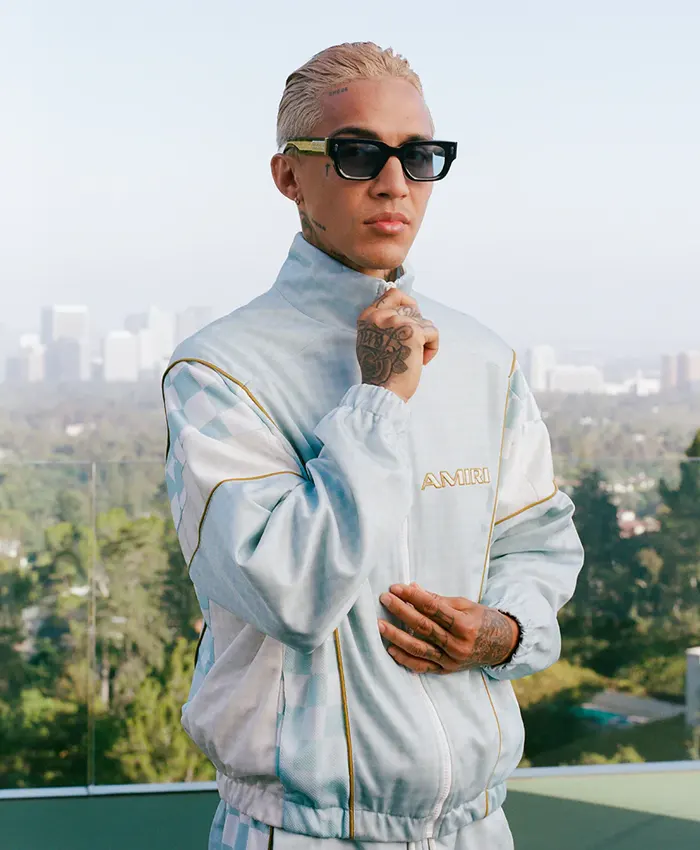 Amiri Sport Sky Track Jacket Front