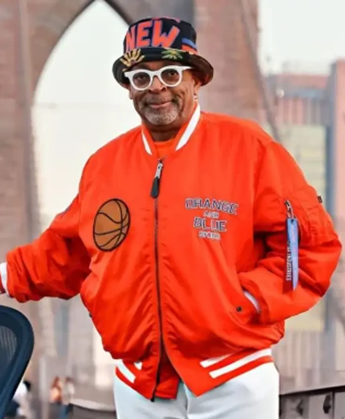 Basketball Finals 2026 Spike Lee Orange Knicks Jacket