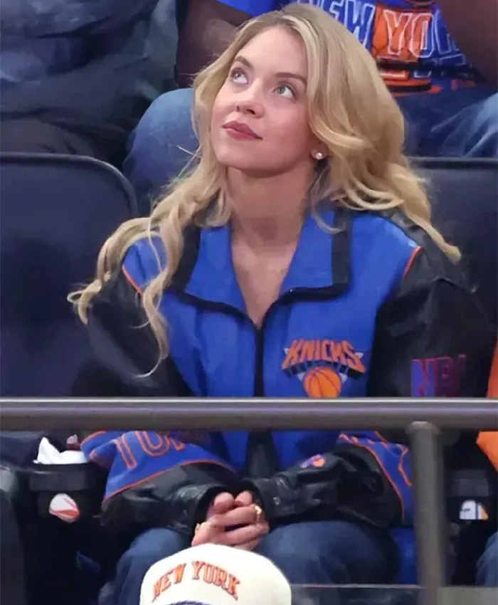 Basketball Finals 2026 Sydney Sweeney Knicks Jacket