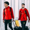 Belgium Adidas Tiro Travel Windbreaker Red Jacket For Sale