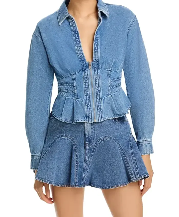 Beyond the Gates Chelsea Hamilton Denim Jacket Front