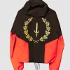 Black American Heritage Flag Jacket Back