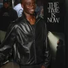 Bukayo Saka The Time Is Now Primer Leather Jacket For Sale