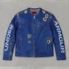 424 x Under Armour 2026 World Cup Blue Leather Jacket