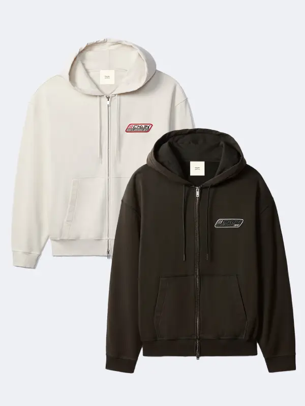 Calvin Klein Jungkook Zip-Up Black Hoodie