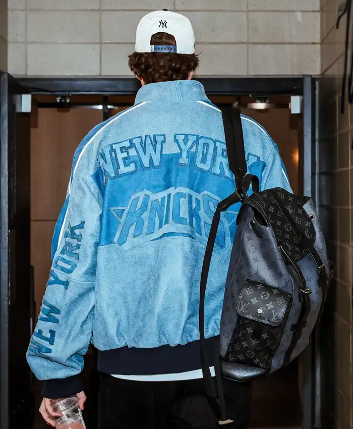Cam Schlittler Knicks Blue Jacket For Sale