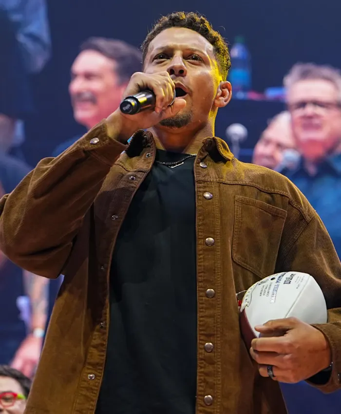 Celebrity Weekend 2026 Patrick Mahomes Brown Jacket For Sale