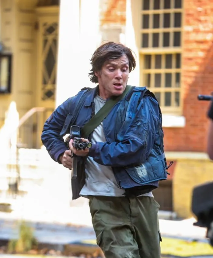 Cillian Murphy A Quiet Place III Blue Jacket
